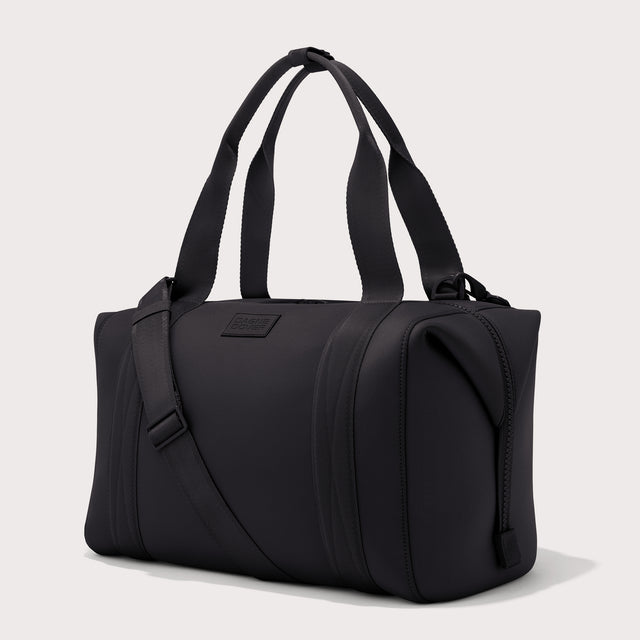 Large Landon Carryall in black, side view angle