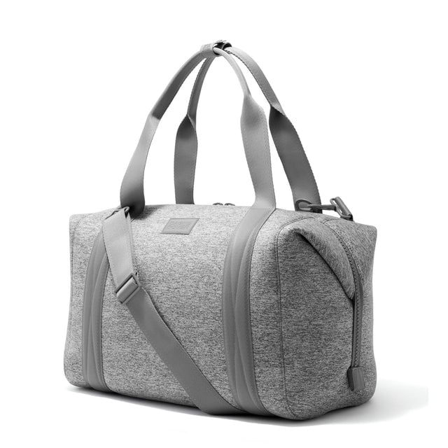 Large Landon Carryall in grey, side view