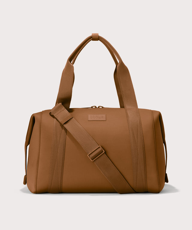 Large Landon Carryall in a a saturated, warm medium-brown with burnt orange undertones