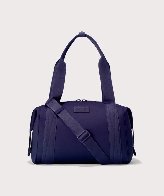 Medium Landon Carryall in a jewel-toned, deep blue with strong purple undertones