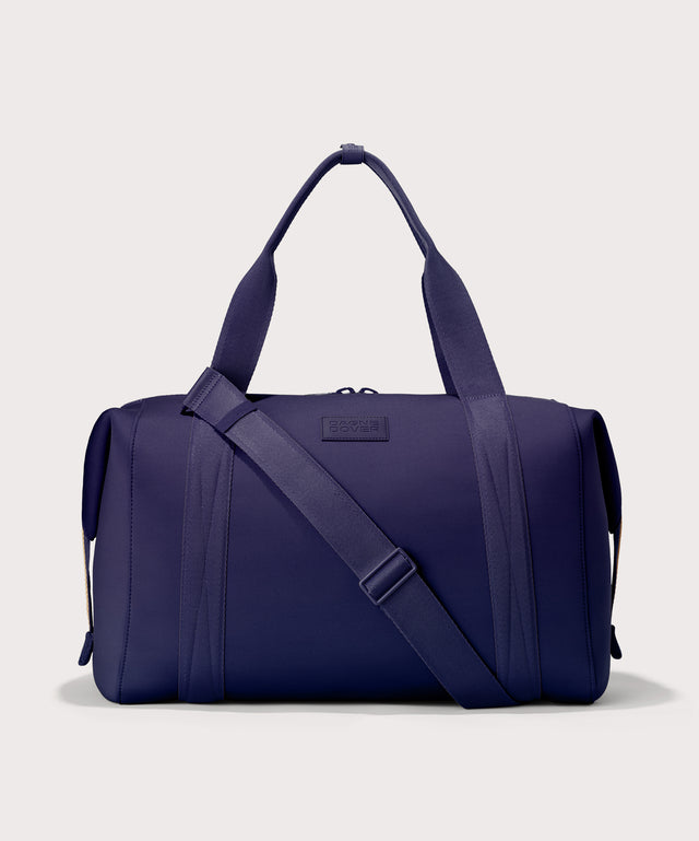 Extra Large Landon Carryall in a jewel-toned, deep blue with strong purple undertones
