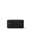 Dagne Dover Small Frankie Jewelry Case in black seen from the back.
