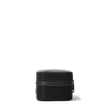 Dagne Dover Small Frankie Jewelry Case in black seen from a side.
