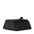 Dagne Dover Remi foldable glasses holder in black seen from an angle.