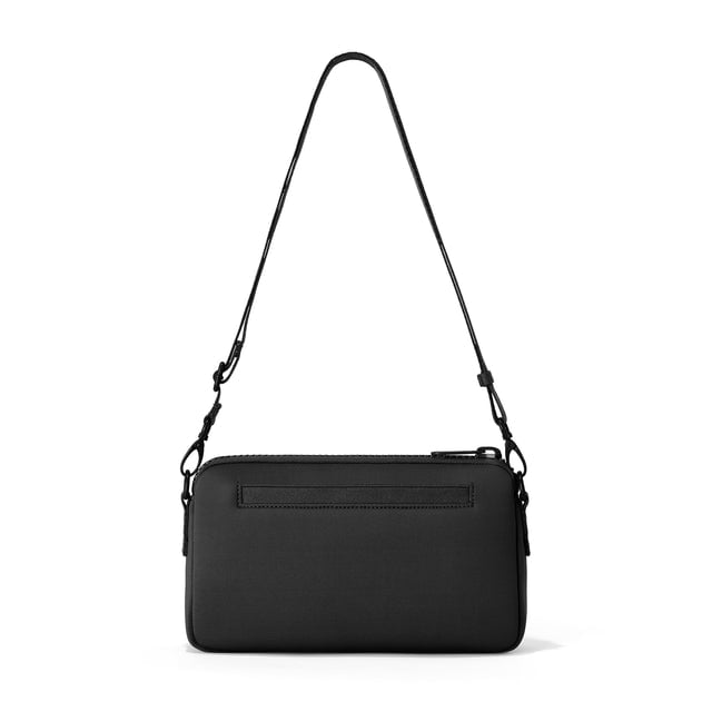 Dagne Dover Nora Shoulder Bag in Onyx, back angle