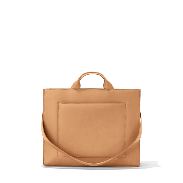 Dagne Dover medium vegan Daily Tote in brown with the 11