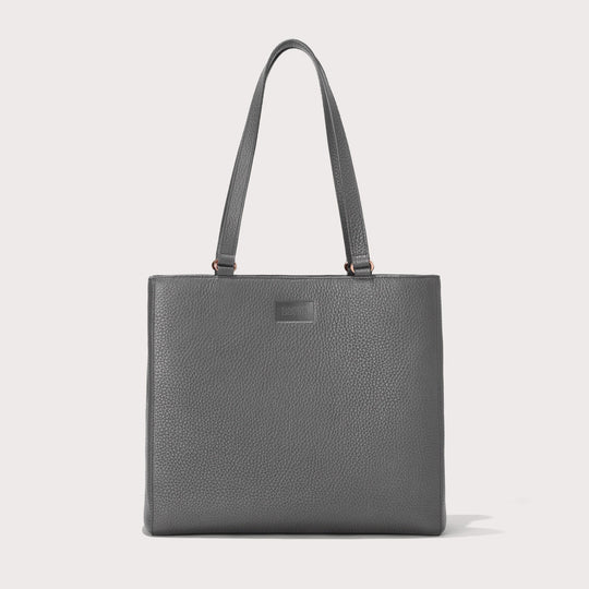 Allyn Tote in Graphite, Medium