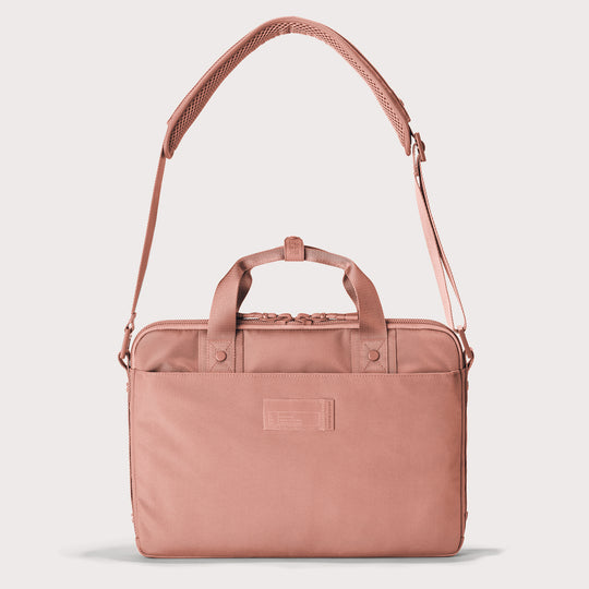 Oslo Slim Laptop Bag in Warm Dust
