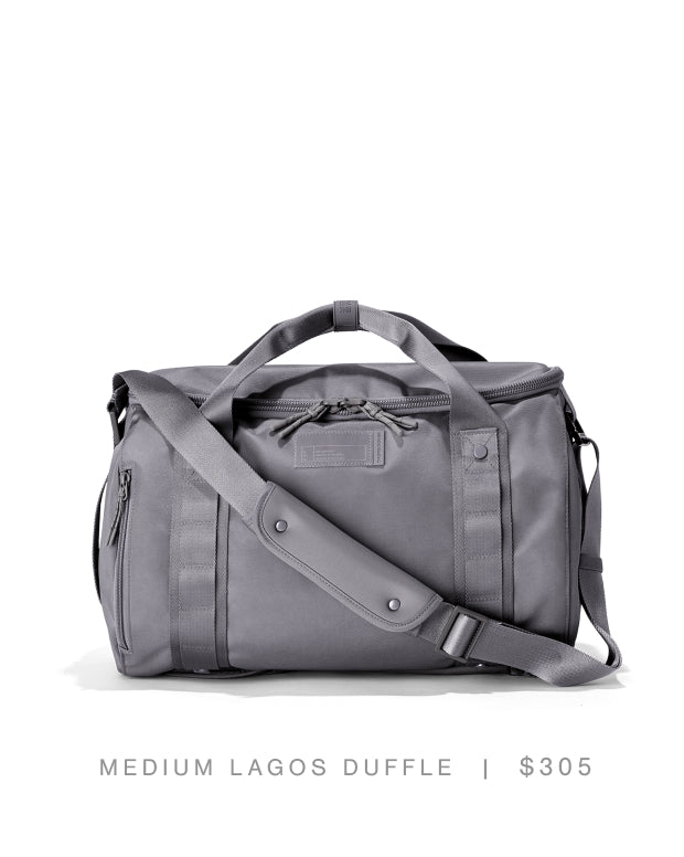 Medium Lagos Duffle in Ash - $305
