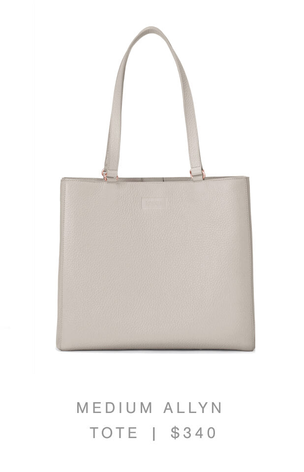 Medium Allyn Tote - Bone