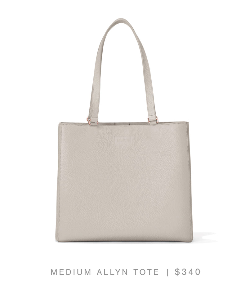 Medium Allyn Tote - Bone