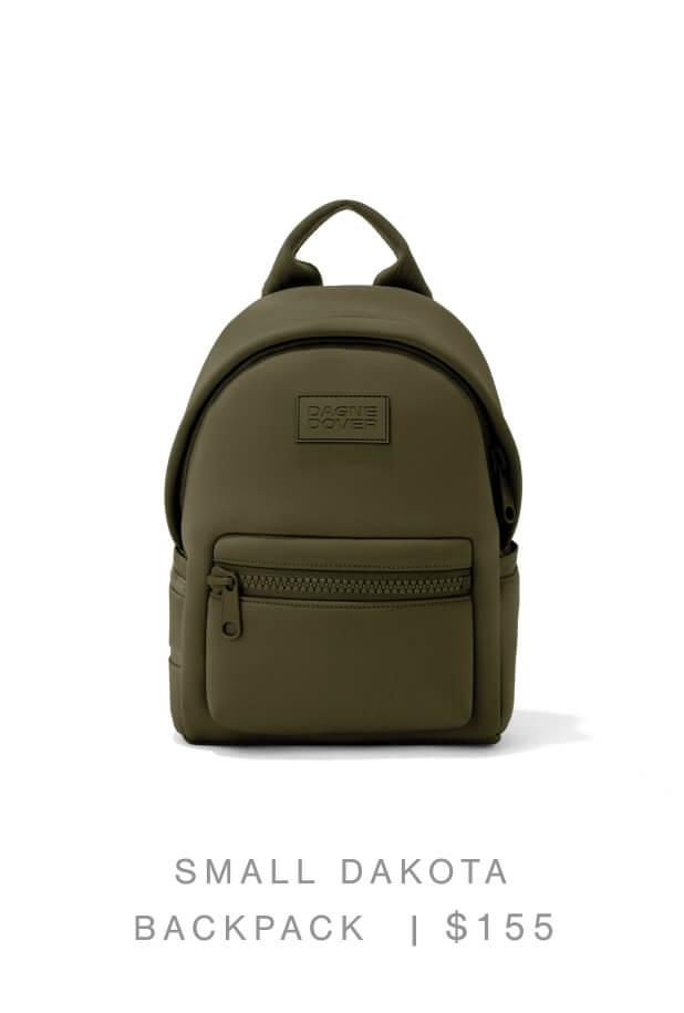 Small Dakota Backpack - Dark Moss