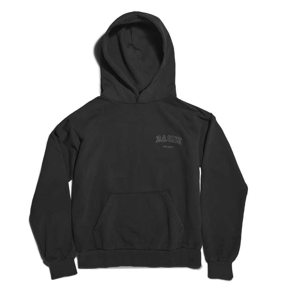 Xs black hoodie top