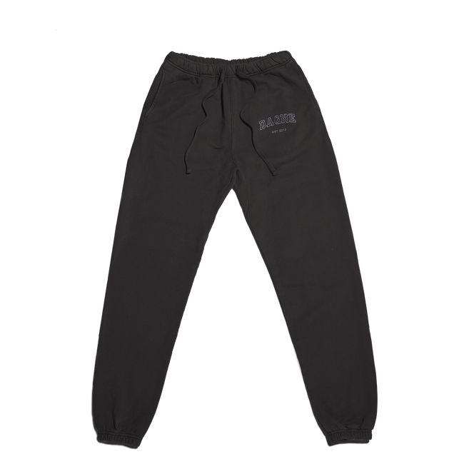 Varsity Logo Sweatpants in Onyx, XS