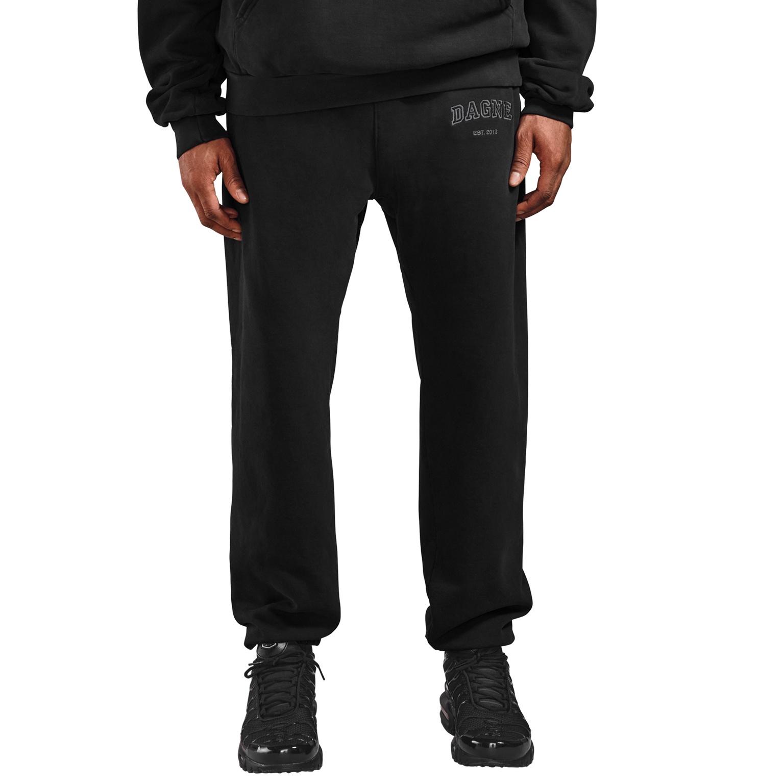 NoPDP - hover Jenry is 6’0 wearing size L sweatpants.