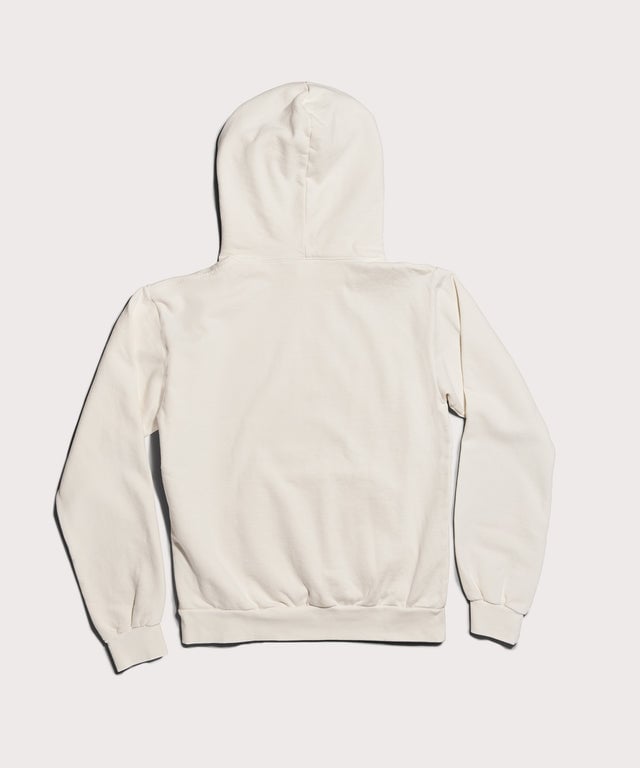 Varsity Logo Hoodie in Moonbeam, XS