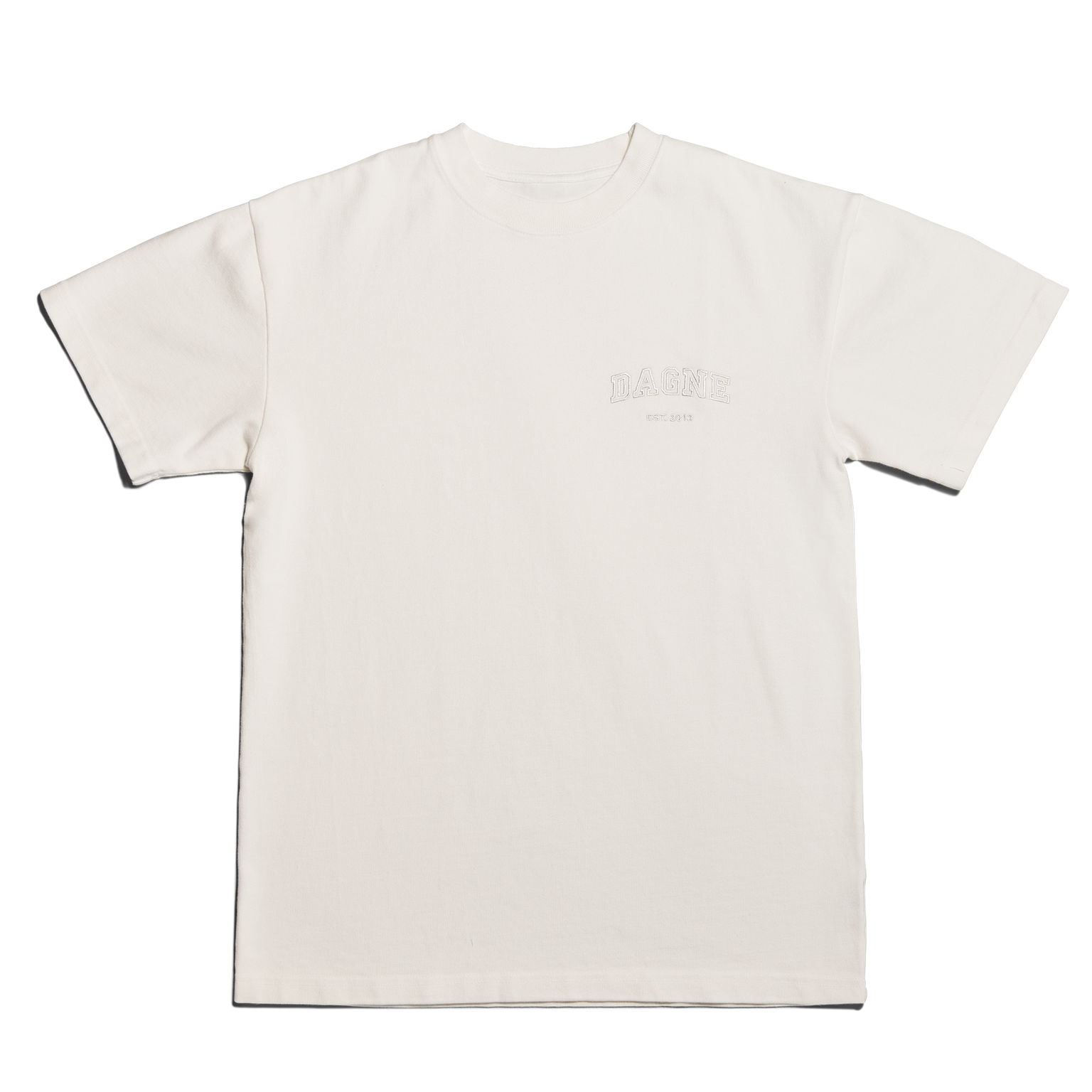 Dagne Dover Short Sleeve Tee in moonbeam.