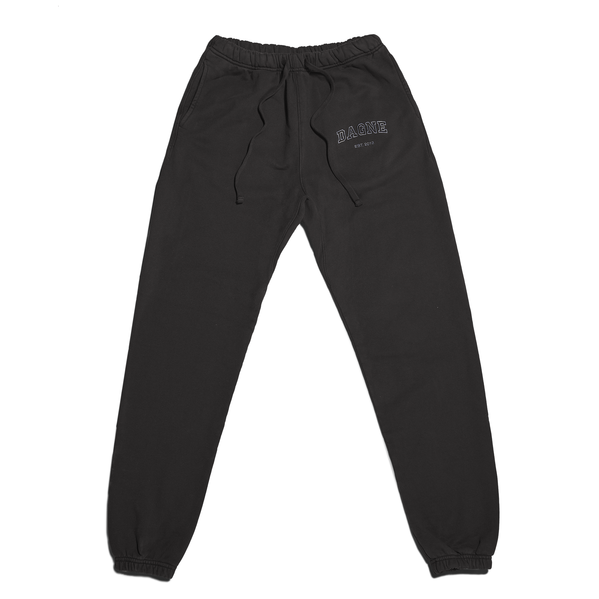 Varsity Logo Sweatpants in Onyx XS