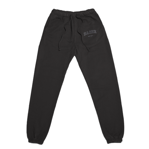 Dagne Dover Varsity Logo Sweatpants In Onyx