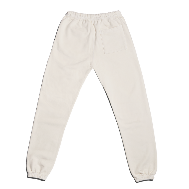 Dagne Dover Sweatpants in moonbeam seen from the back. 