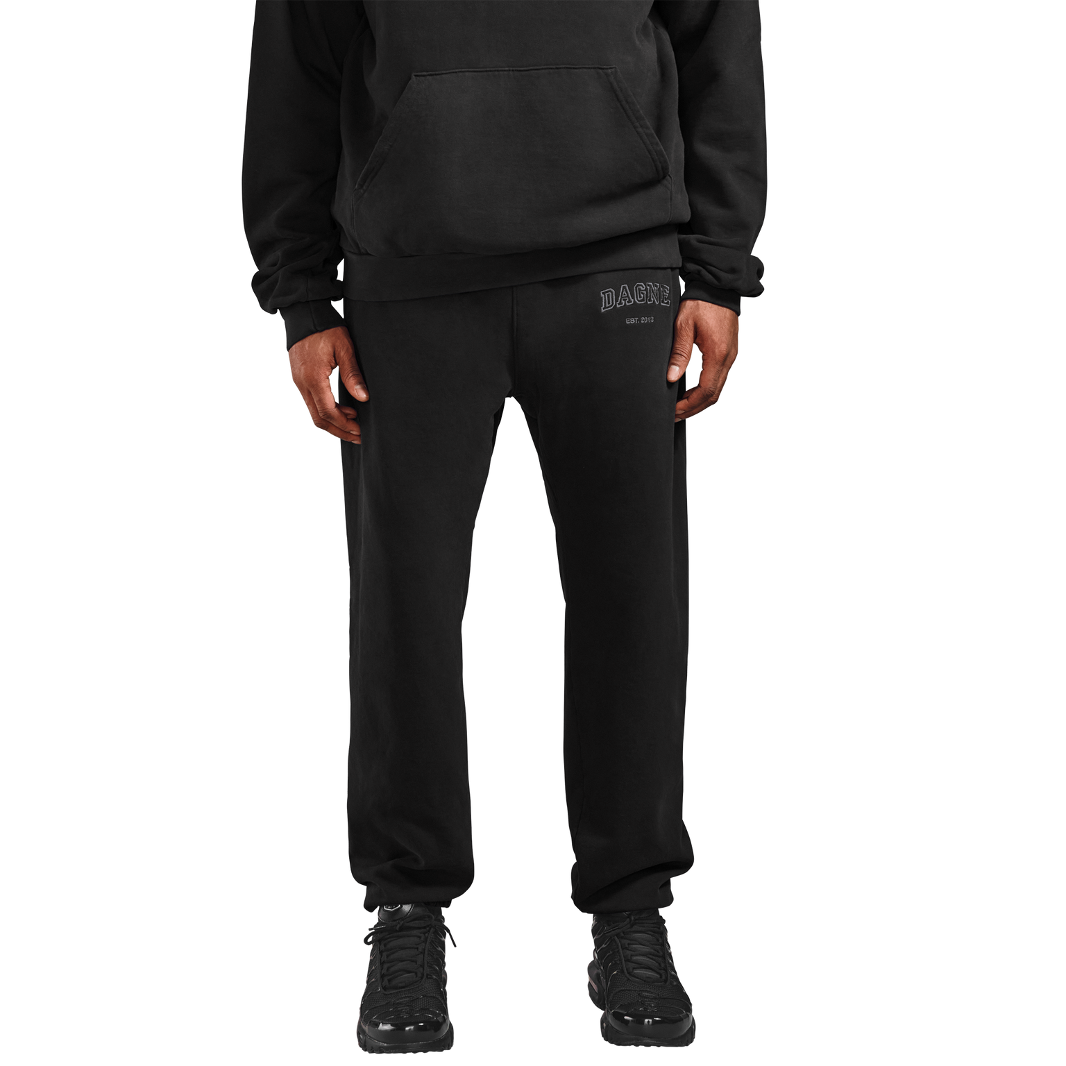 NoPDP - hover Jenry is 6’0 wearing size L sweatpants.