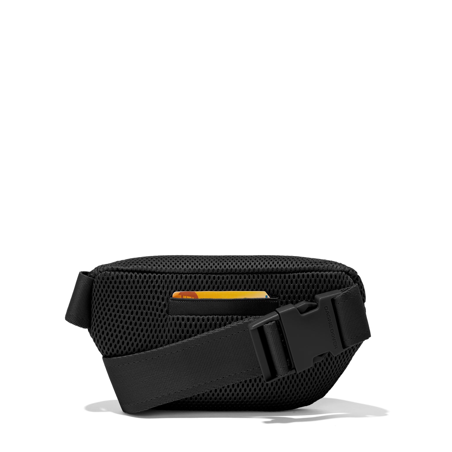 Dagne Dover Ace Fanny Pack in air mesh black  seen from the back