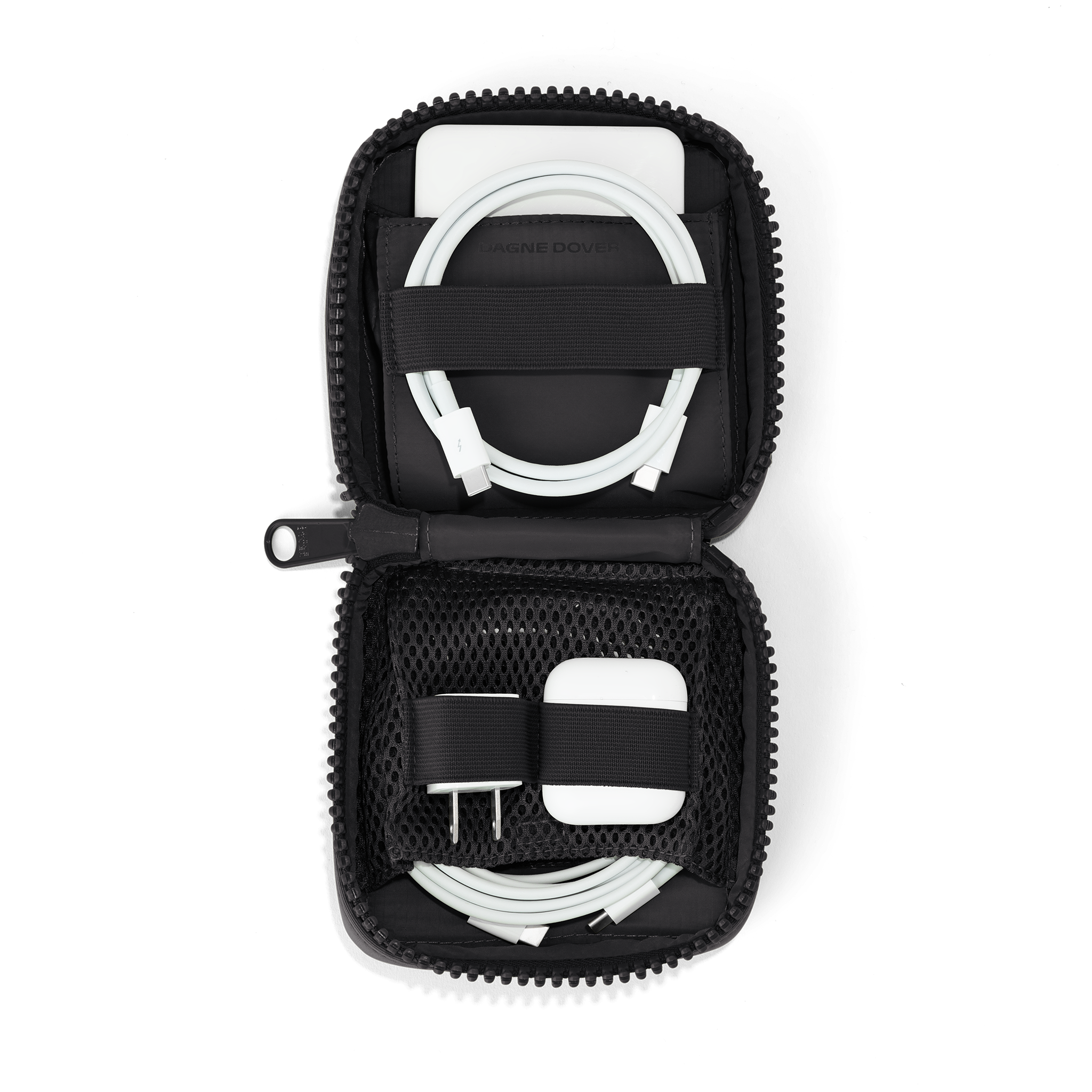Dagne Dover ネオプレーン製テックオーガナイザー 高品質 多機能 Tech Organizer Travel Pouch | Tech Case for Cords & Chargers