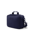 Dagne Dover large Axel Lunch Box in navy blue seen from an angle.