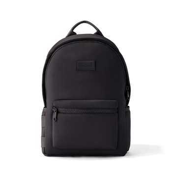Dagne Dover large Dakota Neoprene Backpack in black. NoPDP