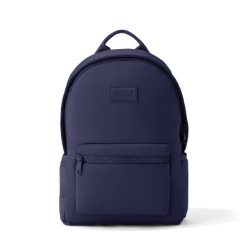 Dagne Dover large Dakota Neoprene Backpack in dark blue. NoPDP