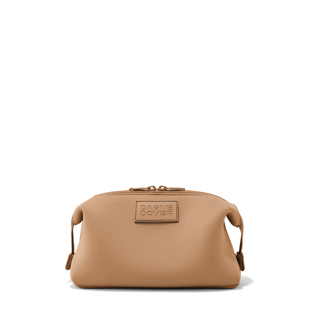 Hunter Toiletry Bag in Camel, Large