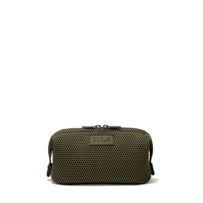 Hunter Toiletry Bag in Dark Moss Air Mesh, Small