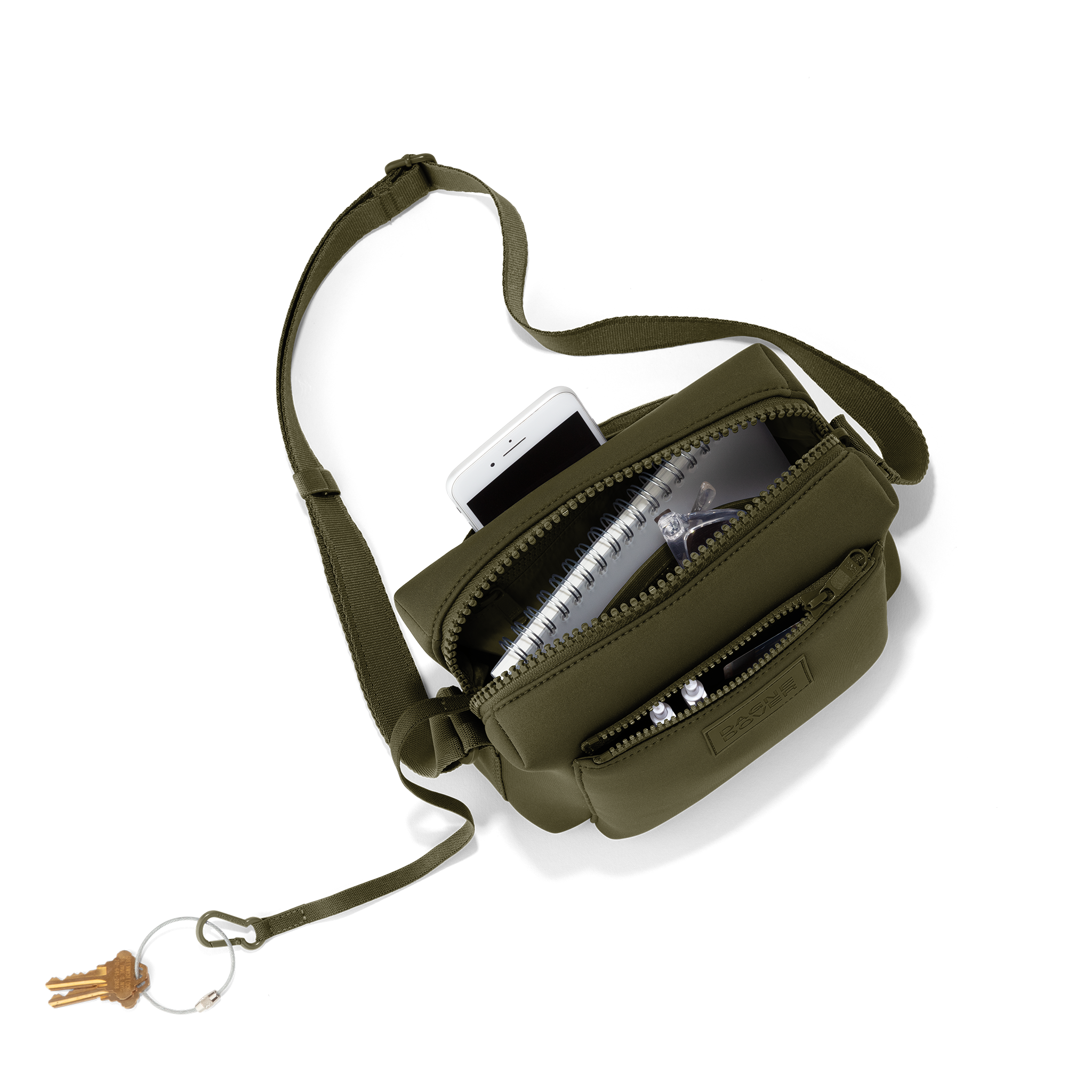 Micah Crossbody in Onyx