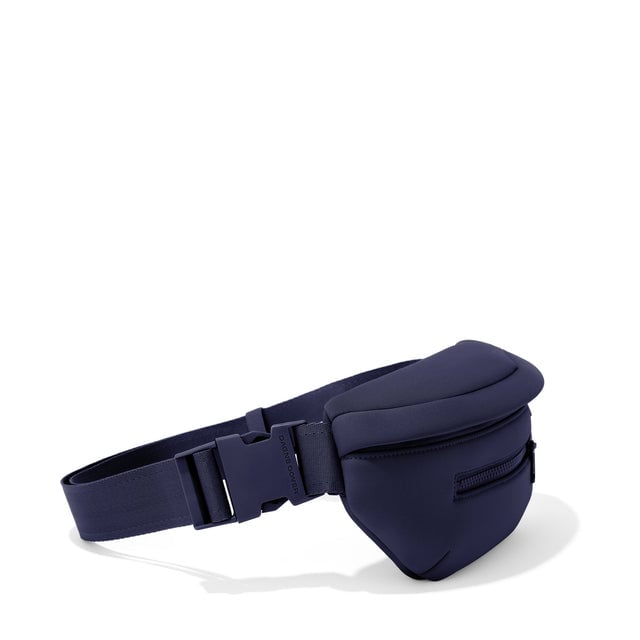 Dagne Dover Ace Fanny Pack in dark blue  seen from the side