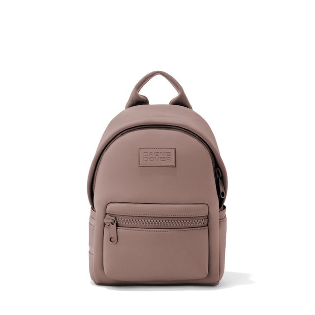 Dagne Dover small Dakota Neoprene Backpack in pink.