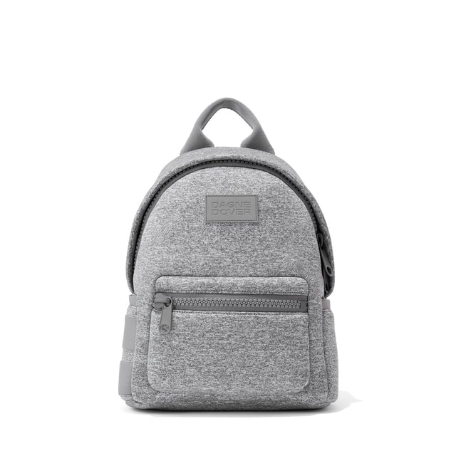 Dagne Dover small Dakota Neoprene Backpack in grey.