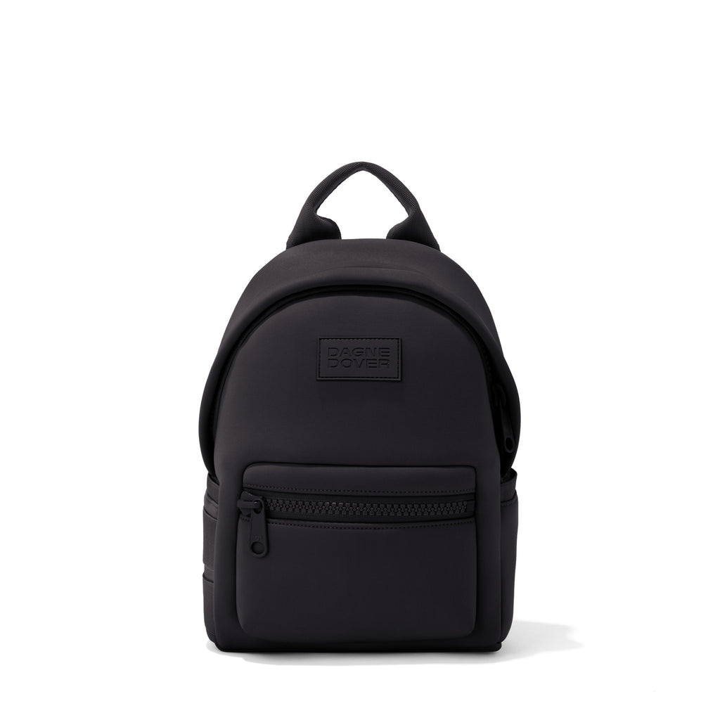 Dagne Dover small Dakota Neoprene Backpack in black.
