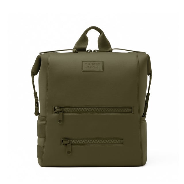 Dagne Dover Large Indi Diaper Backpack in dark green.