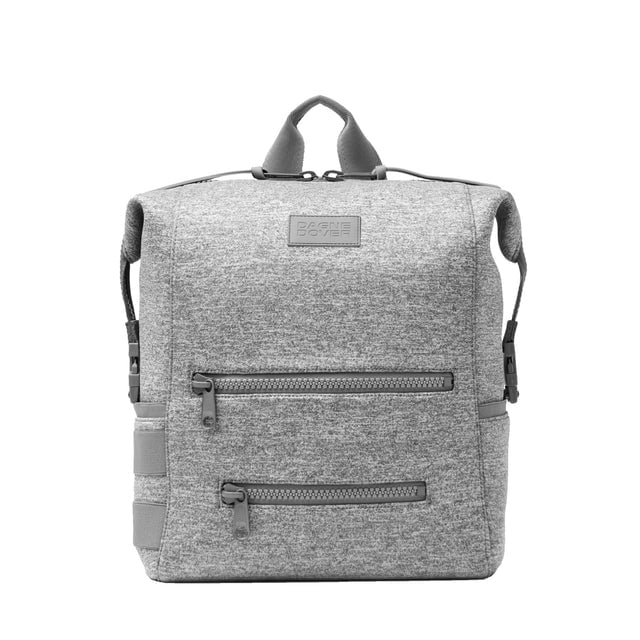 Dagne Dover Large Indi Diaper Backpack in heather grey.
