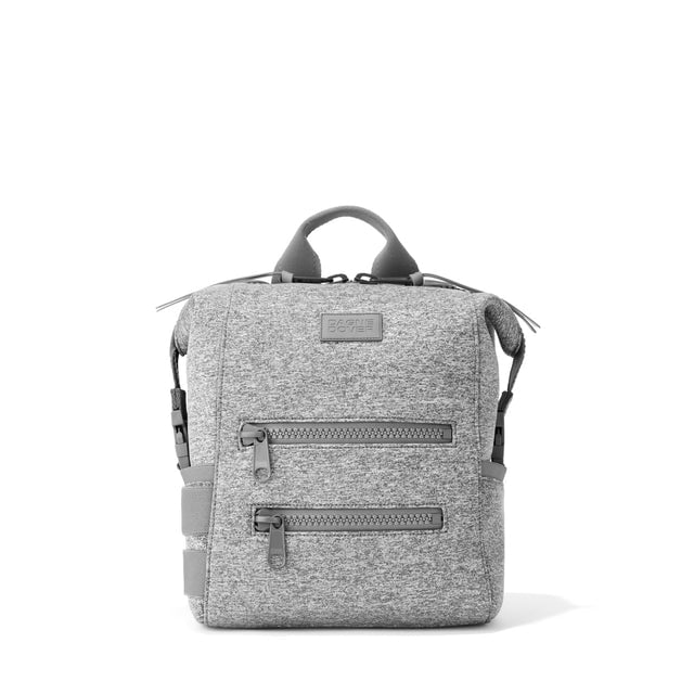 Dagne Dover Small Indi Diaper Backpack in heather grey.