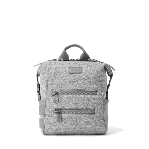 Dagne Dover Indi Diaper Backpack In Heather Grey