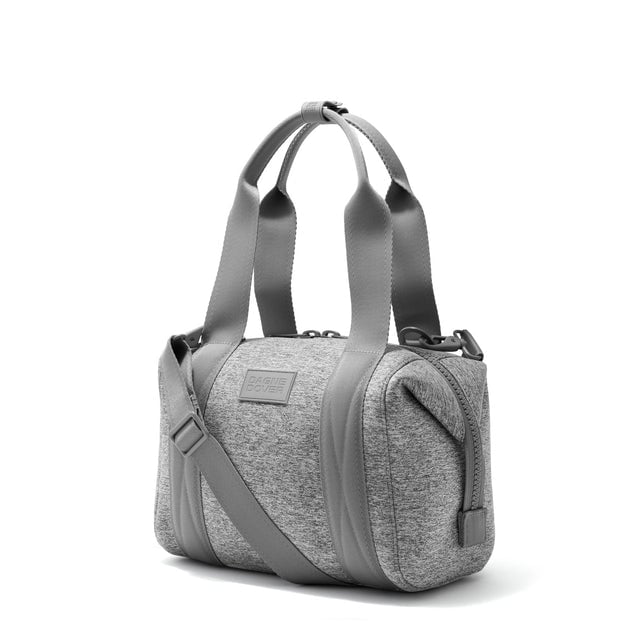 Small Landon Carryall in grey, side view