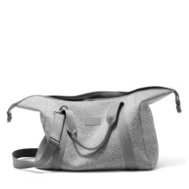 Extra Large Landon Carryall in grey unzipped