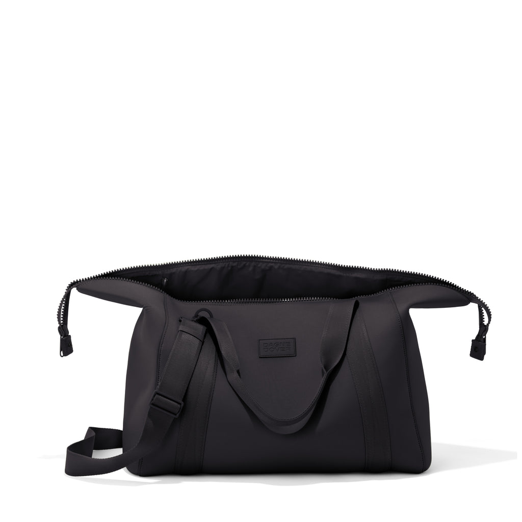 Extra Large Landon Carryall in black unzipped