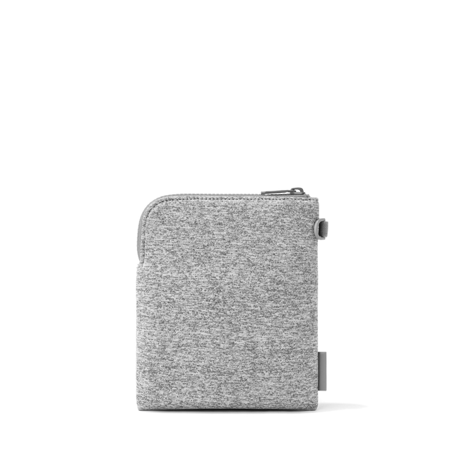 Dagne Dover neoprene Skye Essentials Pouch in grey seen from the back.