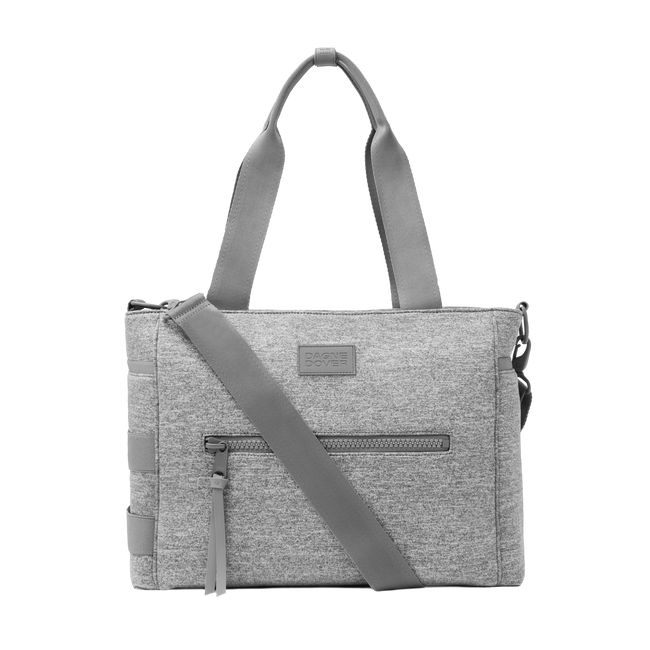 Wade Diaper Tote in Heather Grey