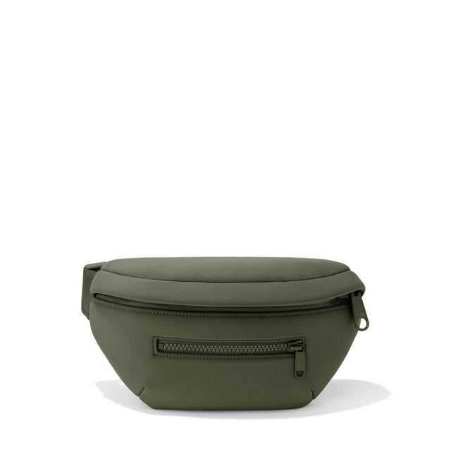 Dagne Dover Ace Fanny Pack in a cool green-grey.
