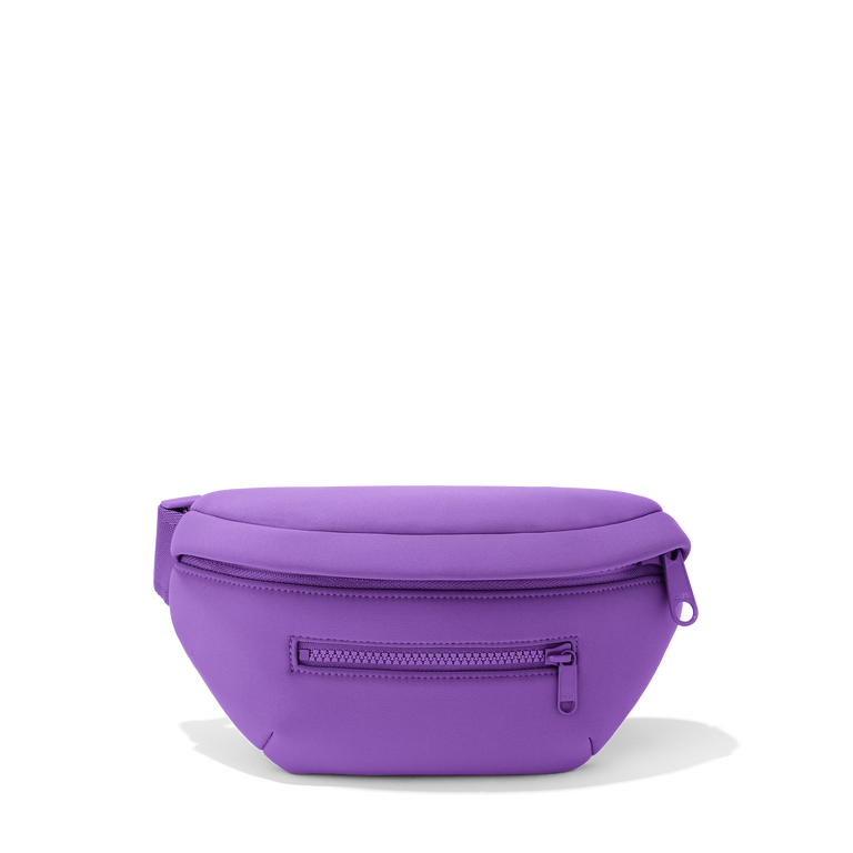 Dagne Dover Ace Fanny Pack in a bright saturated purple.