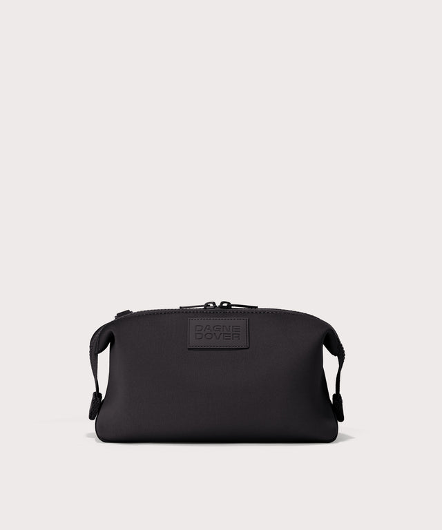 Dagne Dover Large Hunter Toiletry Bag in black.