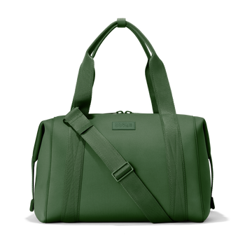 Dagne Dover large Landon Carryall in a rich, classic forest green. 
